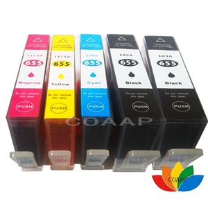 5 Compatible ink cartridge for 655 655 655XL with chip for Deskjet 3525 / 4615 / 4625 5525 6520 6525 Printer