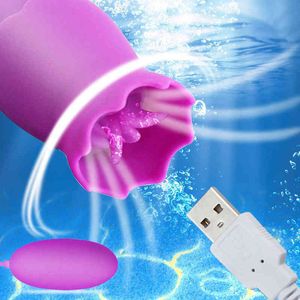 Nxy Eggs 12 Speeds Tongue Oral Licking Vibrators Usb Vibrating Egg g Spot Vagina Massage Clitoris Stimulator Sex Toys for Women Shop 1224