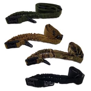 Açık hava sporları bir nokta taktik askı av tüfeği atış paintball teçhizat Airsoft Strap Gun Lanyard No12-020