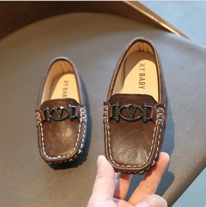 Kids Loafers Boys Girls Shoes Moccasins Soft Children Flats Casual Boat Shoes Children Wedding Leather Shoes Autumn Fa 91