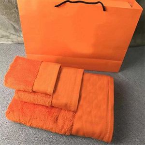 Bath Towels Set designer Practical Adult classic hand face Home Hotel cotton Towel 3 Pieces 1 Set