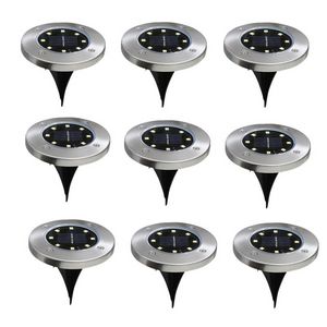 Solar lamp Lights Outdoor Garden, Super Bright Solar Pathway 6 Pack Powered Landscape Auto On Off Decorative for Walkway