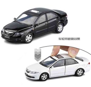 Mazda 6 Alloy Children's Car, Japanese klassieke JDM -model, tractielamp, stuurschokdemper, vakantiegeschenk, 1:32