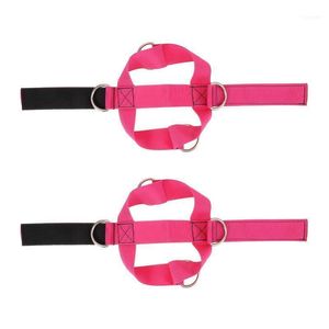 Resistance Bands 1 Pair Exercise Foot Strap Ankle Fitness Nylon Cuffs Straps