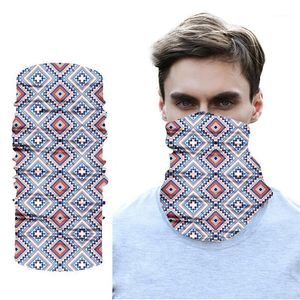 Hip Outdoor Cykel Bandana Neck Gaiter Fiske Headband Camping Scarves Half Face Mask Graffiti Style Skateboard Headwear Caps Masks