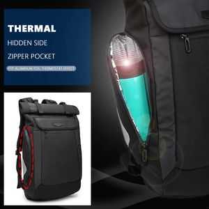 OZUKO Men Backpack Fashion Schoolbag for teenager Male 15.6 inch Laptop Backpacks Water Repellent Oxford Travel Bag USB Mochila 201119