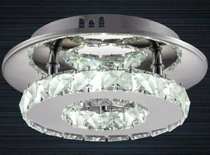 12W LED Sypialnia Sufit Light Okrągły Korytarz Oświetlenie Lights Lights Proste Nowoczesne Oświetlenie Crystal Crystal