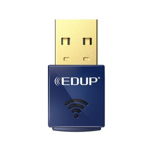EDUP 150M USB WIFI Adaptador Bluetooth 2.4GHz Mini Wi-Fi Externo Receptor Externo Cartão de Rede Ethernet para PC Laptop EP-8568