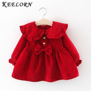 KeiLorn 아기 소녀 코듀로이 재킷 새로운 겨울 봄 따뜻한 여자 공주 코트 기린 까마귀 캐주얼 겉옷 소녀 의류 201128