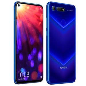 Original Huawei Honor V20 4G LTE Mobile Phone 6GB RAM 128GB ROM Kirin 980 Octa Core Android 6.4" Full Screen 48MP AI TOF OTG NFC 4000mAh Face ID Fingerprint Smart Cell Phone