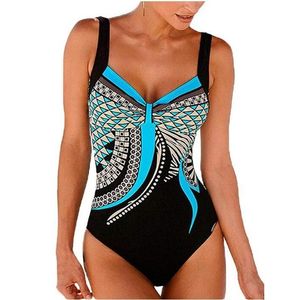 Roupa de banho feminina maiô push up sexy maiô feminino natação para praia monokini roupa de banho plus size 3XL T200114