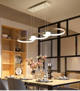 Ny designer modern LED-ljuskrona Kök Living Dinging Room Light Fixtures LED Hängande LED-ljuskrona Lamp Luster de Plafond