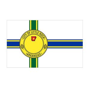 Little Rock Bandeira de Alta Qualidade 3x5 Ft City Banner 90x150cm Festival Festival Presente 100D Poliéster Indoor Outdoor Flags e Banners