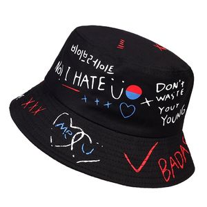 Designer hink hatt solskyddsmedel fiske hip hop cap män kvinnor sommar fiskare bob graffiti hatt för vuxna par gåvor