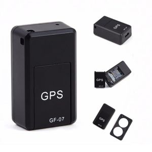 Bärbar Mini GPS Anti-Lost Alarm Tracker Locator Inspelning Magnetisk SOS Tracking Device Car Safety GF-07
