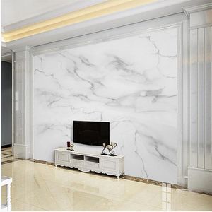 mármore branco Papéis de parede fundo moderno papel de parede para sala de estar