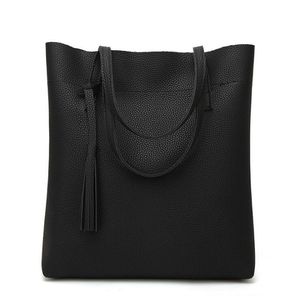 HBP Factory Direktförsäljning 2021 Kvinnors väska Litchi Mönster European och American Fashion Enkel Tote Shoulder Portable Lady