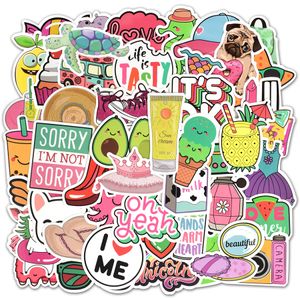 50 Pcs Non-repeating Waterproof Games Beach Style Vinyl Stickers Water Bottle Laptop MacBook Computer Phone Pad for Teen Girls DIY Gifts
