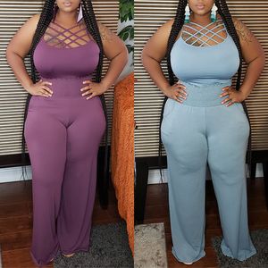 Sexy Plus Size Tracksuit Roupas Set para Mulheres Color Sólida 2 Piece Senhoras Outfits Verão Grande Tamanho Feminino Roupas Set Q30 Y1229