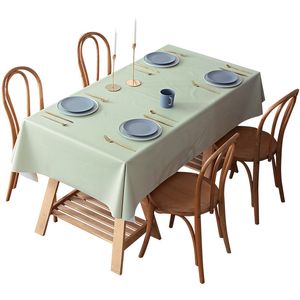 PVC impermeável mesa de toalha de mesa plástico mesa de jantar de mesa casa decoração decoração decoração estética tapete tovaglia tapete t200707