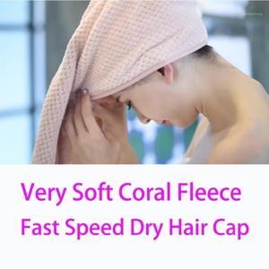 Tappo per capelli asciutti assorbente in velluto di corallo asciugamano doccia adulta rapida WY0101