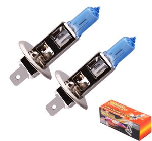 2PCS H1 12V 100W Supervit Motorcykel Dimma Halogenlampan Lampan Lampans bil Halogenljuskälla