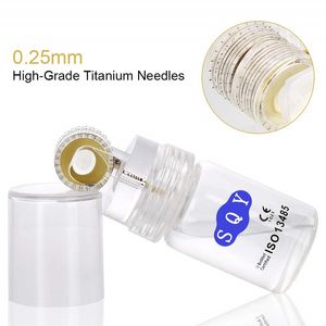 Hydra Roller 192 pins Titanium Microneedle Automatic Hydra Needle Derma Roller Gold Tips micro needles with gel tube