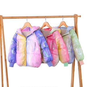 Children'sl 겨울 재킷 면화 패딩 된 옷 남성과 여성 색상 퀼트 코튼 천으로 어린이 패딩 자켓 LJ201017