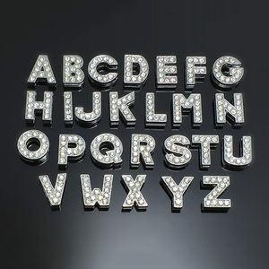 (100 Pieces/Lot)Bling Rhinestone 10 MM A-Z Slide Letters for Dog Cat Collar Pet Products DIY Pet Accessory 201125