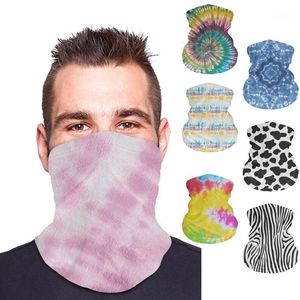 Ice Silk Neck Geter Tube Scarf Ciepła Bandana Rowerowa Naczynie Pół Twarzy Pokrywa Pałąk Mężczyźni Kobiety Moda Czapki Maski