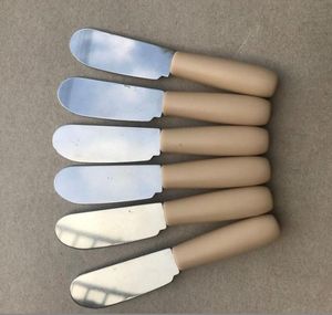2022 Nowy nóż z sera nożem ze stali nierdzewnej z drewnianymi narzędziami