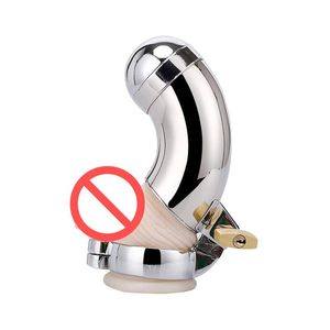 Male Chastity Device 40mm/45mm/50mm With tubing cover removable Metal cock cage penis lock sex toys
