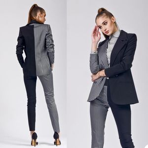 New Spring Unique Mother of the Bride Pants Suit Women Ladies Formal Evening Party Tuxedos Formal Work Wear For Wedding 2 pcs