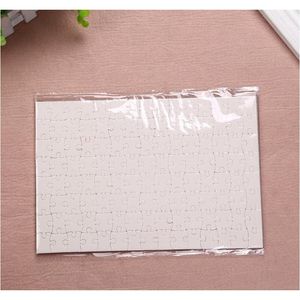 Paper Products Sublimation Puzzle A5 Size Diy Blank Puzzles White Jigsaw 80pcs Heat Printing Transfer Ha wmteZa sports2010