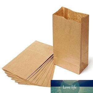 24cm x 13cm x 8cm 10pcs / pack Kraft Paper Bag Presentväskor Förpackning Biscuit Candy Food Cookie Bröd Sett Snacks Bakning Takeaway Bag