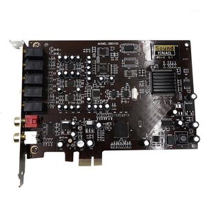 Cartões de som AU42 -Nature abençoado PCI-E 5.1 ​​CART CREATIVO SN0105 SB0105 PCIe para XP Windows 7/8/101