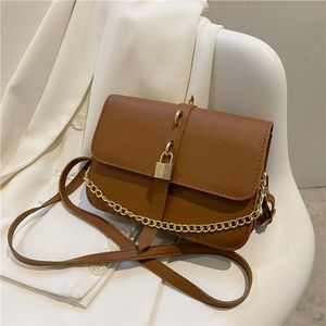 HBP Klasik Kadın Çanta Siyah Omuz Çantası Zincir Kilit Hobo Çanta Kare Eğik Çapraz Lady Tote Crossbody Messenger Alışveriş Çanta Cüzdan