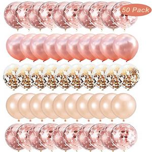 60 Balloons Wedding Girl Birthday Party Decoration Rose Balloon Sequined Balloon Champagne Gold Rubber Balloons(The logistics price Pls Contact us)