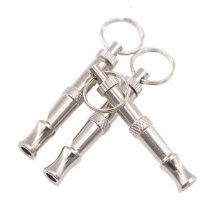 Dog Training Whistle Pet Lydnad Legering Whistles Justerbart Ultraljud Ljudverktyg Söt