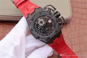 N-TOP Quality Surviver Montre de Luxe Asia7750 Автоматическое движение машины Часы 42 мм * 54 мм * 15,65 мм Мужские часы Титановый чехол