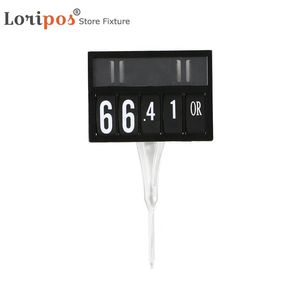 POP Promotion Price Sign Display Posted Label Card Plastic Holder Frame by Argute Pin Replaceable in Supermarket