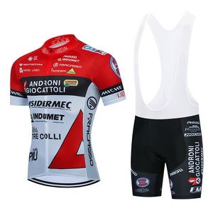 2022 Androni Cykling Team Jersey Bike Shorts 20d Gel Bib Set Ropa Ciclismo Mens MTB Sommar Cykling Maillot Bottom Clothing