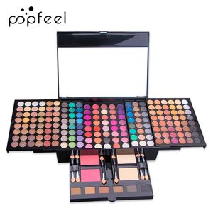 194 Colors Matte Glitter Eyeshadow All in 1 Foundation Makeup Eye Shadow Palette P194#