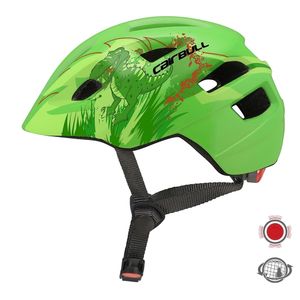 Bambini che guidano il casco da ciclismo con fanale posteriore Ragazzi Ragazze Skating Casco da skateboard Bambini Balance Bike Bicicletta Casco di sicurezza T200730