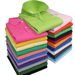 Wysokiej jakości męska koszulka polo krokodyl solidna bawełna szorty tee letnie topy Casual Polo Homme t-shirty męskie koszulki polo Poloshirt FG01