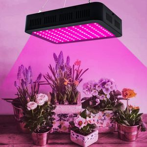 1800W 180*10W Full Spectrum Led Grow Lights 3030 Lamp Bead Plant Lamp Plant Flower Grow System Ökande skörd Lampa Enkelkontroll Svart