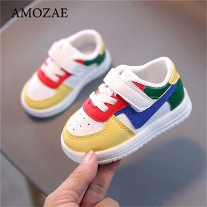 Baby Girls Shoes Boys Sports For Children Sweet Flats Leather Sneakers Kids Fashion Casual Infant Toddler Soft 220115