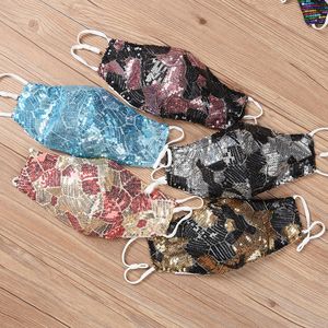 2022 Snakeskin Leopard Imprimir máscaras de lantejoulas personalizadas Homens e mulheres Double Cycling Summer Sunscreen