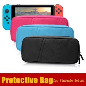 Comutador venda por atacado-Saco de armazenamento protetor macio portátil para o console do jogo do interruptor de Nintendo feito do saco impermeável do pano