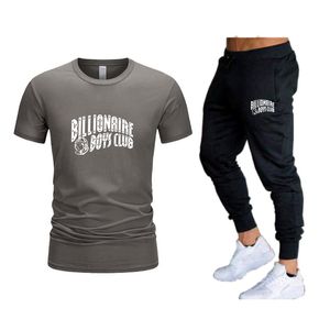 Completi da uomo Designer Tuta T-shirt estiva Pantaloni Set Pantaloni da jogger fitness di marca casual T-shirt Tute da uomo moda hip-hop